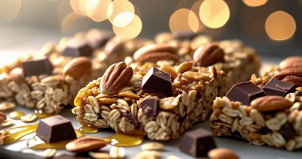 recette barre de céréales healthy