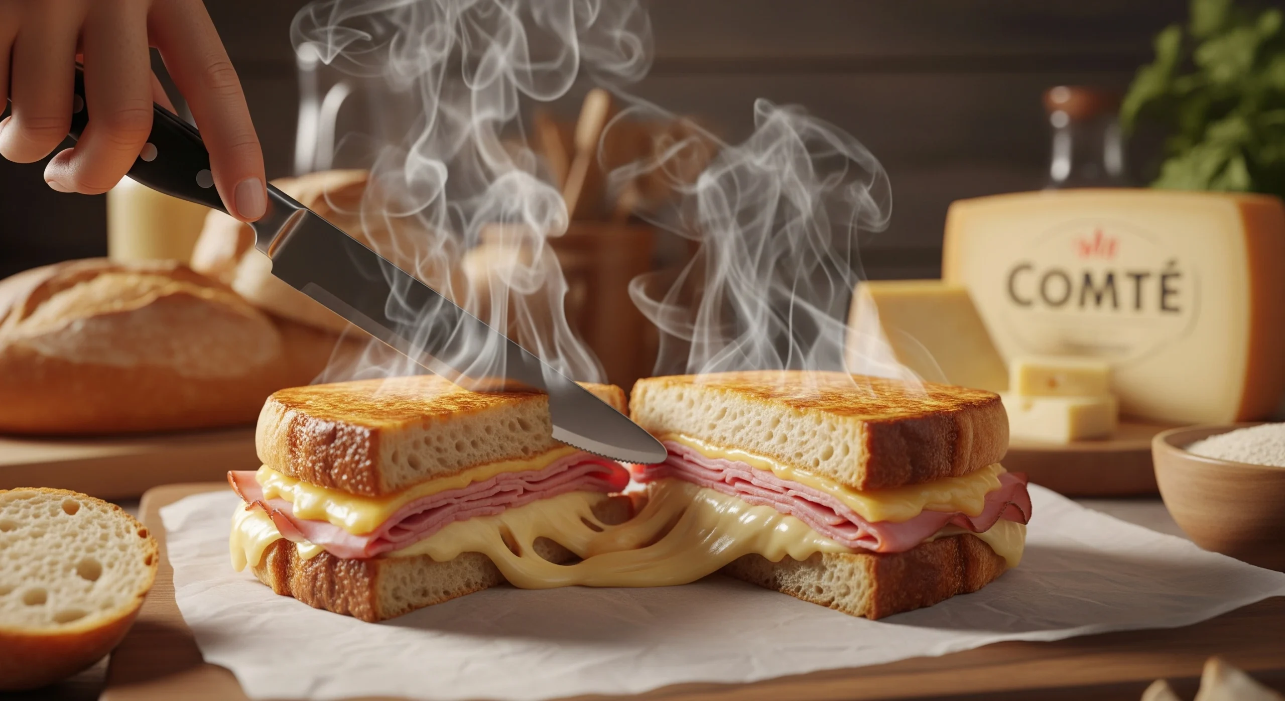 Recette Originale du croque monsieur au four