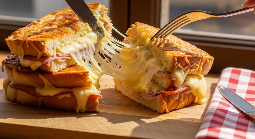 croque monsieur au four