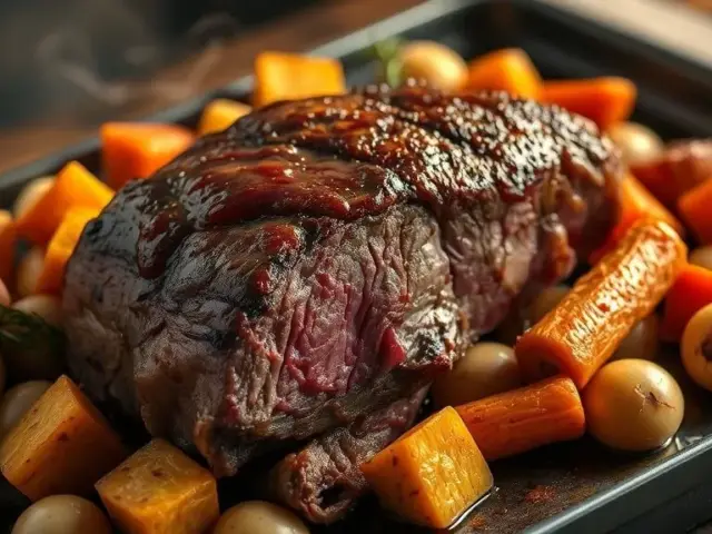 Filet Mignon au Four et Légumes Rôtis : Plat Complet Savoureux