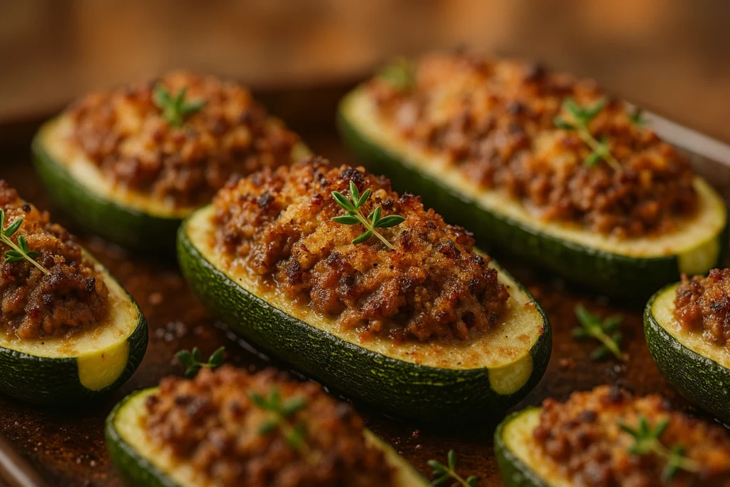 courgettes au four