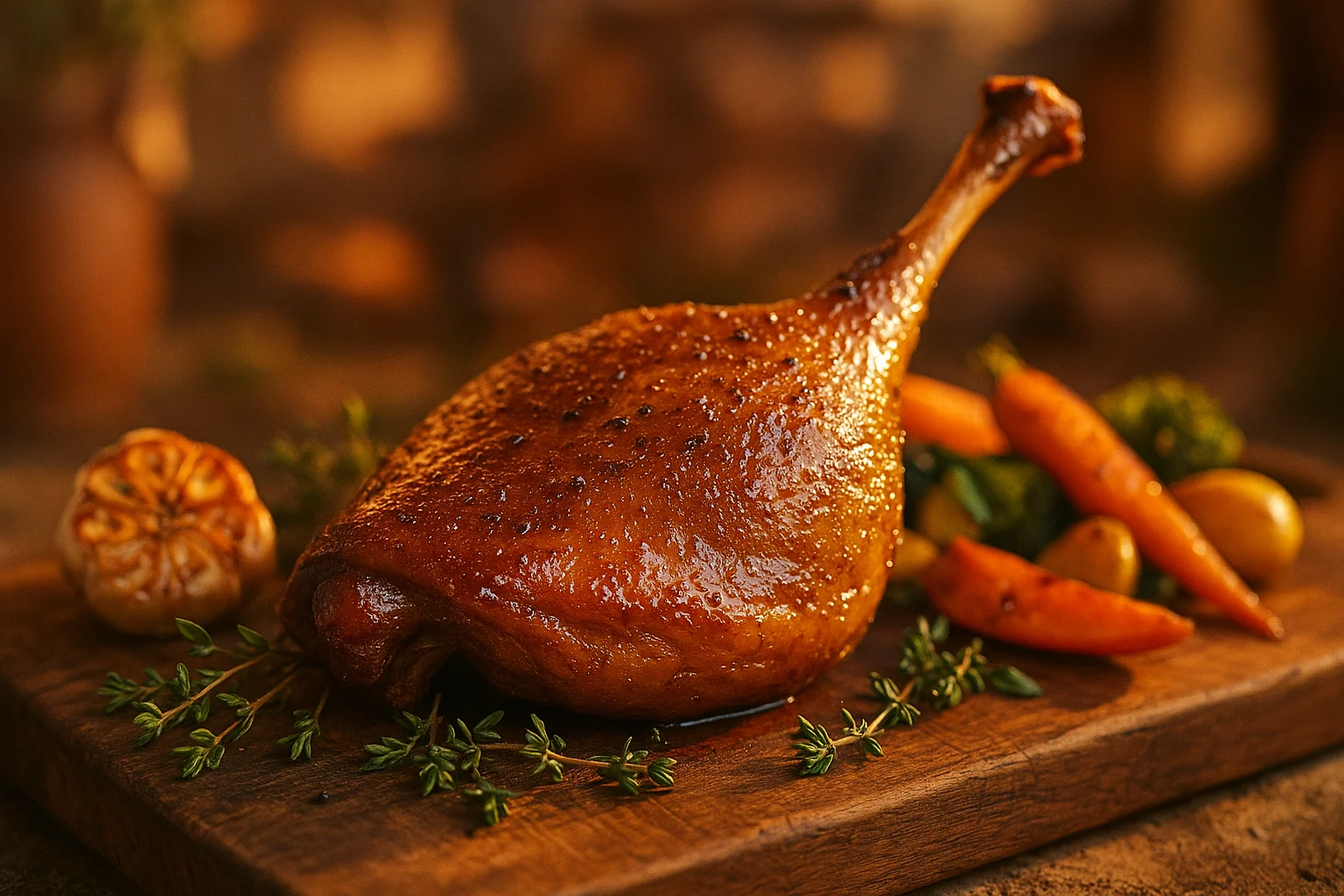 cuisse de canard au four