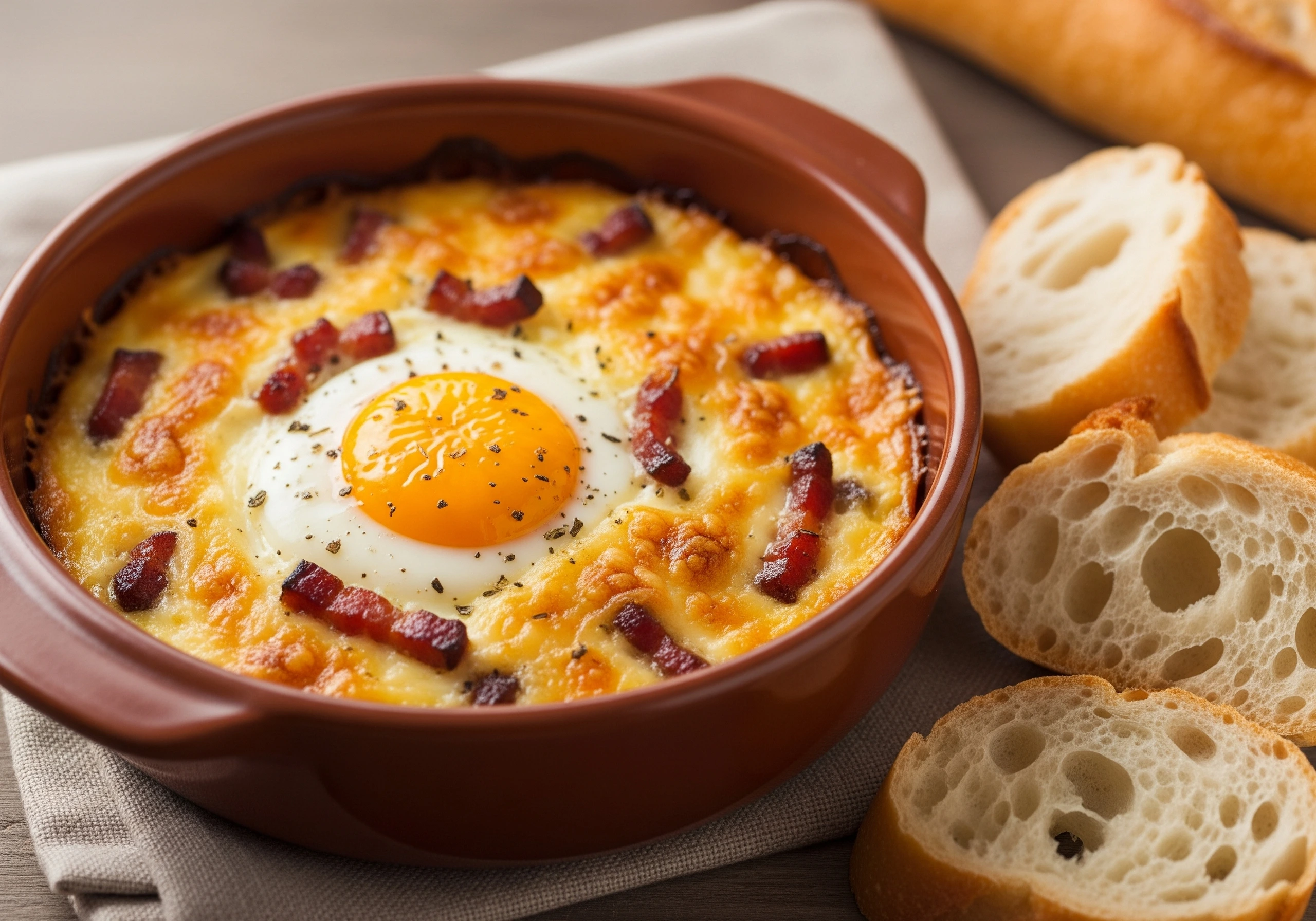 oeuf cocotte au four