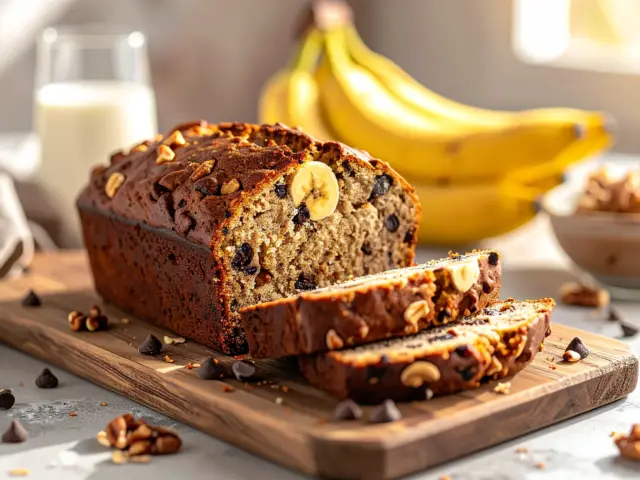 La Recette Banana Bread Healthy ULTIME: Moelleux, Gourmand et Facile !