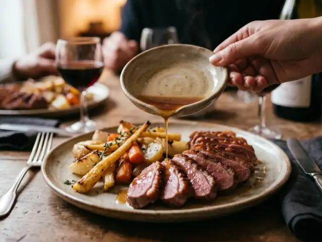 Filet de canard (Version allégée au miel et vinaigre balsamique)