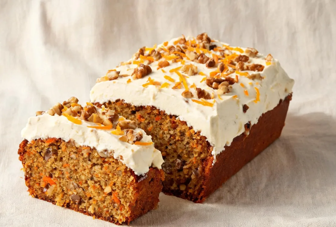 recette carotte cake moelleux au glaçage cream cheese healthy