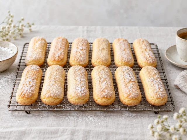 Boudoirs maison : la recette des biscuits secs pour tiramisu et charlotte