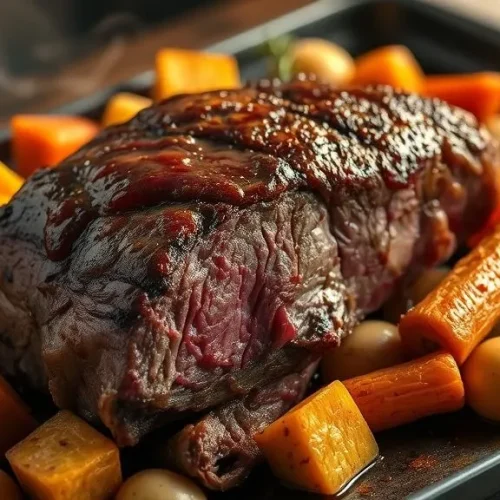Filet Mignon au Four et Légumes Rôtis : Plat Complet Savoureux